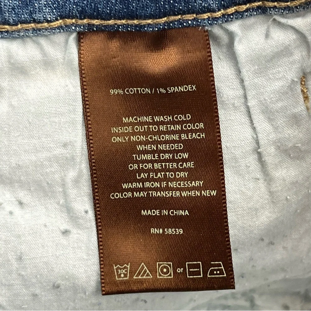 Kut From‎ the Kloth Gidget Frey Short Denim Jean Womens Size 8 Blue Pockets